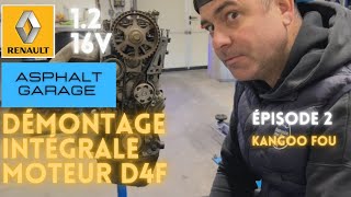 💪démontage intégrale pour restauration moteur D4F Renault 12 16V💪episode2 🔥ASPHALT GARAGE🔥 [upl. by Yeniffit640]