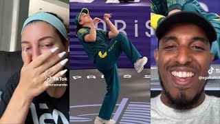 Reactions To Viral Olympics Breakdancer Rachael “Raygun” Gunn [upl. by Auhsaj85]