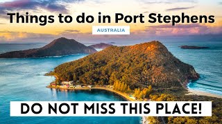 THE BEST THINGS TO DO IN PORT STEPHENS NSW  A Weekend of Whale Watching Beaches and More [upl. by Elag376]