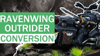 How To Convert Ravenwing Primaris Outriders  Warhammer 40k Conversion [upl. by Tony]