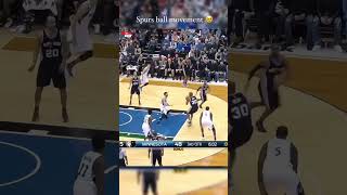 San Antonio Spurs ball movement was beautiful to watch nbastudio shorts [upl. by Annehsat]