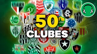 ♫ 50 CLUBES BRASILEIROS EM UMA MÚSICA  FutParódias [upl. by Anilag]