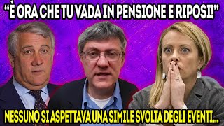 DURO SCONTRO TRA GIORGIA MELONI E LANDINI CON TAJANI quotCOSA SUCCEDE DOPOquot [upl. by Ynna]