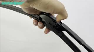 UNIWIPER Wiper Blades  Installation Video  Slide Top Type 1 [upl. by Topliffe]