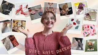 Tons of cute and quick knitting patterns for gift knits 🧶🎁 accessories home goods bags and more [upl. by Allyson]