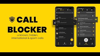 Call Blocker  Phone Android App  Promo [upl. by Laban]