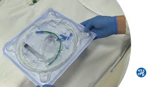 Esophageal catheter NutriVent  Insertion and correct placement [upl. by Cosette]