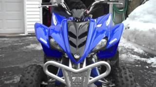 Yamaha Raptor 350 walkaroundReview The Quad is a Rocket [upl. by Batish]