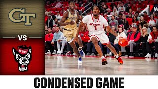 Georgia Tech vs NC State Condensed Game  202324 ACC Men’s Basketball [upl. by Namyaw]