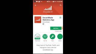 Top 10 Apps Social Blade YouTube Stats Android app [upl. by Rachele]