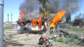 Raw video controlled burn [upl. by Ydnerb350]