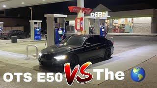 FAST BMW 340i vs FBO Camaro and E85 Corvette [upl. by Kasey477]