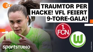 1 FC Nürnberg – VfL Wolfsburg  FrauenBundesliga 14 Spieltag Saison 202324  sportstudio [upl. by Yrelbmik132]