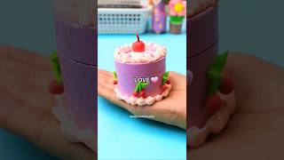 DIY Fake Cake Box 💗 shorts youtubeshorts recycle artandcraft craft diy recycle craftideas [upl. by Elison600]