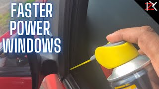 How to FIX Slow Power Car Windows  Make your Car electric windows open and close FASTER [upl. by Hillyer]