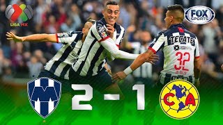 Monterrey  América 21  GOLES  Final Ida  Liga MX [upl. by Stoll]