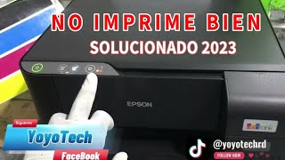 Mi Epson L3210 L3250 No imprime bien SOLUCIONADO 2024 4K FÁCIL [upl. by Anneres639]