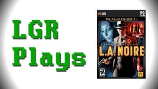 LGR Plays  LA Noire [upl. by Nodyarb602]