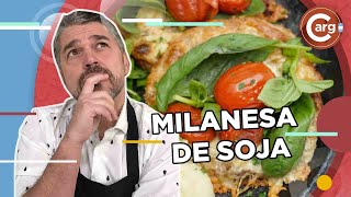 Cómo preparar MILANESA DE SOJA CASERA [upl. by Ellehcim]