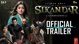 SIKANDAR  Trailer Salman Khan  Rashmika Mandanna  Amitabh Bachchan AR Murugadoss [upl. by Anivlem]