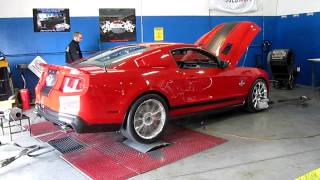 2011 800 HP Shelby GT500 Super Snake dyno [upl. by Rengaw]