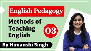 Target CTET2020  English Pedagogy Teaching Methods  Class03 [upl. by Lindsy]