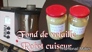 Monsieur cuisine plus recette de fond de volaille [upl. by Assirok396]