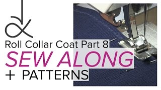 Sewing a Coat A Sew Along Part 8 Stitching the Darts [upl. by Geminius432]