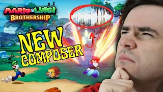 Game Composer Breaks Down BATTLE THEME  Mario amp Luigi Brothership [upl. by Norod42]