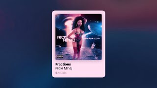 Nicki Minaj  Fractions Speed Up [upl. by Arinaid]