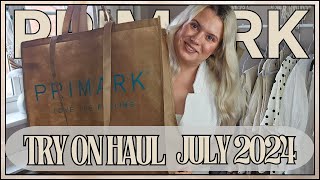 HUGE NEW IN PRIMARK TRY ON HAUL Size 1416 JULY 2024 Summer Neutrals  Clare Walch [upl. by Leahcin34]