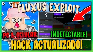 HACK  EXPLOIT PARA ROBLOX NUEVA ACTUALIZACION  FLUXUS  BYFRON BYPASS  PARA PC Y CELULAR [upl. by Dnomyad]