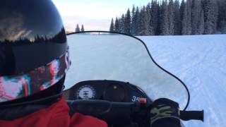 Siddy Snowmobiling Steamboat Springs Colorado [upl. by Byrn982]