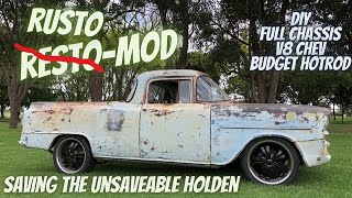 TRYING TO SAVING THE UNSAVEABLE  RUSTED HOLDEN UTE REVIVAL  NEXT LEVEL RESCUE [upl. by Nwahsem]