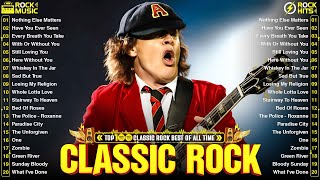 Top 500 Classic Rock 70s 80s 90s Songs Playlist ⚡ Aerosmith Nirvana Guns N Roses AC DC Queen [upl. by Carny810]