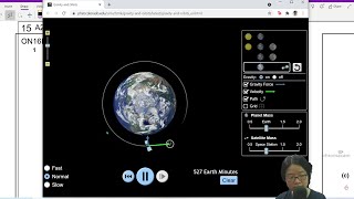 131b Ex1 ON16 P41 Q1 Geostationary Satellite  A2 GFields  Cambridge A Level 9702 Physics [upl. by Vish]