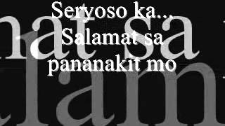 salamat sa pananakit mo with lyrics [upl. by Nalyorf]