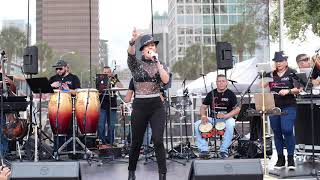 quotHomenaje a Puerto Ricoquot IZIS LA ENFERMERA DE LA SALSA LIVE🔴Orange street Festival Orlando FL 2019 [upl. by Aivato]