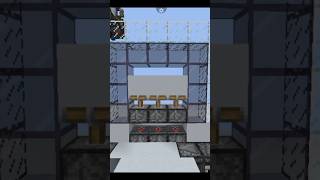 Fast 3x3 Hipster Door215s opening 045s closing shorts minecraft redstone satisfying [upl. by Ly736]