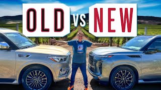 Comparing The New 2025 Infiniti QX80 To The Old One [upl. by Htims535]