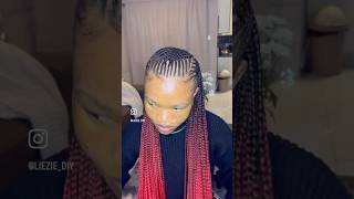 DIY Crisscross cornrows [upl. by Emmie473]