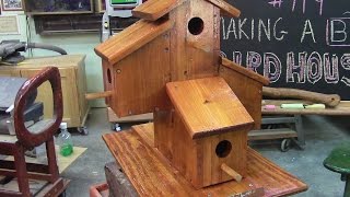 Building a Big Fancy Cedar Birdhouse MM 119 [upl. by Lanrev]