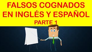 CUIDADO con los FALSOS COGNADOS en INGLÉS parte 1 [upl. by Rozanna]