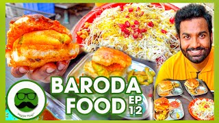 Vadodara Street Food Episode 12  Day Night Vada Pav  Paras Paan amp More  Veggie Paaji [upl. by Zurkow]