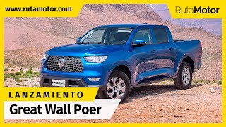 Great Wall Poer 2021  Estreno exclusivo en Chile de la nueva pickup mediana que sube la vara [upl. by Ycak664]