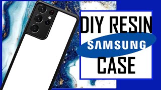 How To Make Resin Sublimation Samsung Phone Case [upl. by Suillenroc804]