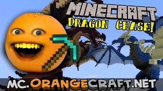 Annoying Orange Gaming  Minecraft Monday Dragon Chase [upl. by Alidia723]