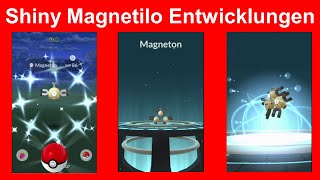 Shiny Magnetilo gefangen und entwickelt zu shiny Magneton und Magnezone  Pokemon GO Deutsch 132 [upl. by Serrano]