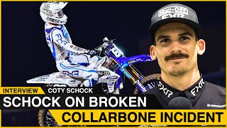 Coty Schock on the incident with Haiden Deegan that broke his Collarbone [upl. by Ailyn606]