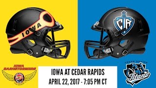 Week 10  Iowa Barnstormers at Cedar Rapids Titans [upl. by Birk]